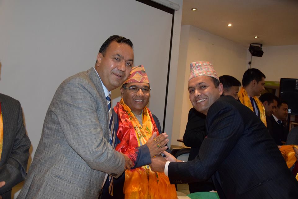 बेलायतमा बस्ने नेपाली र  पराराष्ट्र मन्त्रालयका सचिव  बैरागी बिच अन्तरक्रिया
