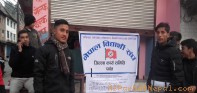 नेविसंघ पर्वतले थाल्यो हस्ताक्षर अभियान