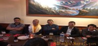 बेल्जियममा  समाजसेवी महेश श्रेष्ठलाई स्वागत तथा सम्मान