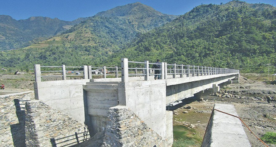 कालीगण्डकीमा पक्की पुल निर्माण हुँदै