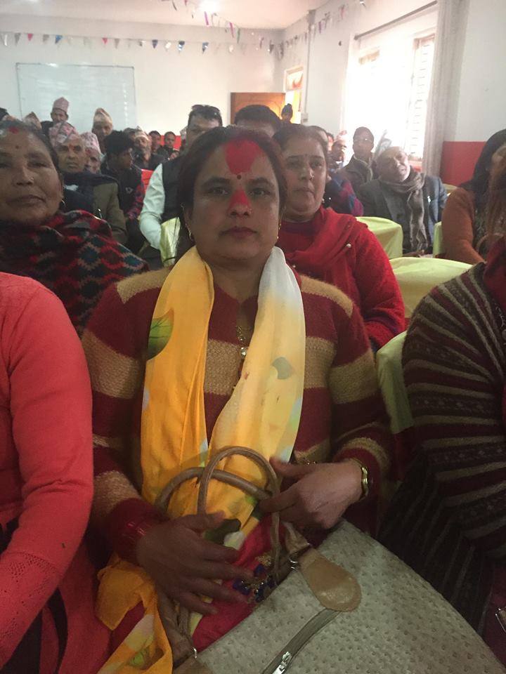 साँसद गिरीकी सहोदर भाउजु काँग्रेसमा प्रवेश–नेकपा पर्वतमा खैलबैला
