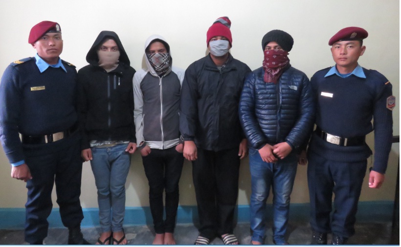 पर्वतमा चोरी गरी भागेका पोखरामा पक्राउ