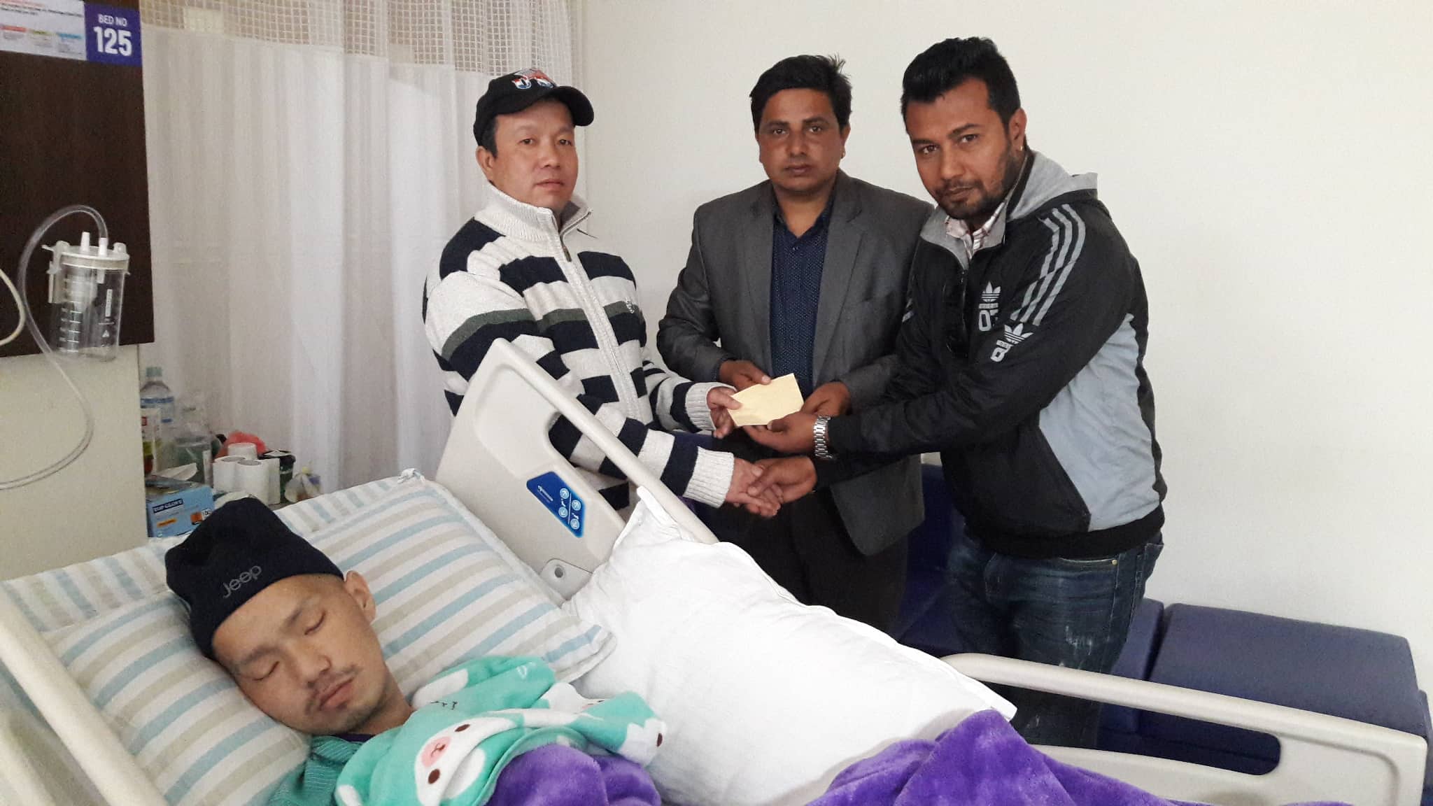 स्विजरल्याण्डवाट क्यान्सर पीडित सुजन पुनलाई आर्थिक सहयोग