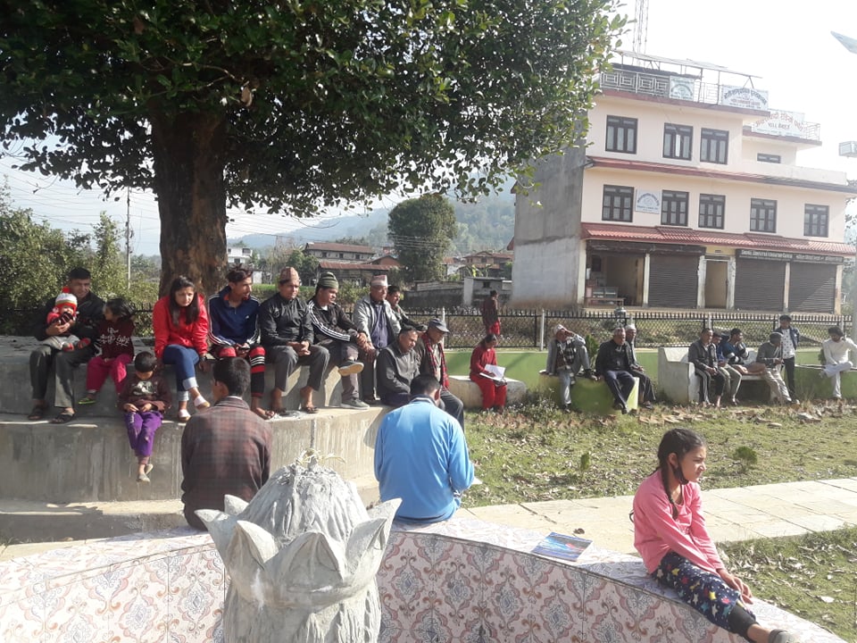 क्लिन र ग्रीन फलेवास अभियान अन्तर्गत खानीगाउँमा अनुशिक्षण
