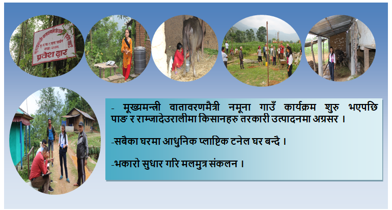 पर्वतको पाङ र राम्जादेउरालीमा कृषि क्रान्ती–भकारो चिटिक्क,घरघरमा टनेल