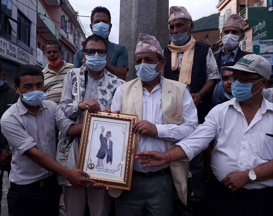 सुशिल कोइरालाको जन्म जयन्तिमा  दिप प्रज्जवलन
