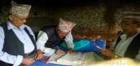 आश्रम बनाउन ४० लाखको जग्गादान