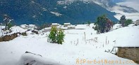 हिउ पर्‍यो फुरुरु लेप्सार सालिजा क्षेत्रमा
