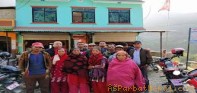अन्तराष्ट्रिय पर्वत समाजले जलजलाका पहिरो पीडितलाई घर हस्तान्तरण गदै