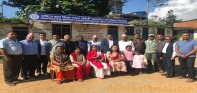 राष्ट्रिय बाल शिक्षा सदनमा लगानीकर्ता, शिक्षक र विद्यार्थी वीच शुभकामना आदानप्रदान