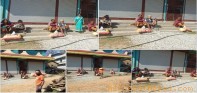मनकारी ठाकुर :  निजि खर्चमा चुवाका विपन्न परिवारलाई खाद्यान्न