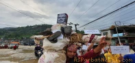 पर्वतमा भारतीय प्रधानमन्त्री मोदीको पुत्ला दहन