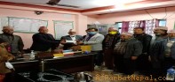विपी स्मृति भवन लाई जलजला गाउँपालिकाद्धारा १८ लाख सहयोग