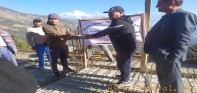 पर्वतको दुर्लुङका पहिरो पीडितलाई घर निर्माणका लागि दोस्रो किस्ताको रकम बितरण